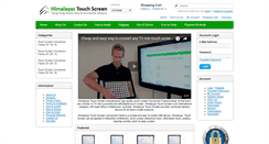 Desktop Screenshot of himalayastouchscreen.com